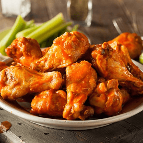 6 pc. Chicken Wings.