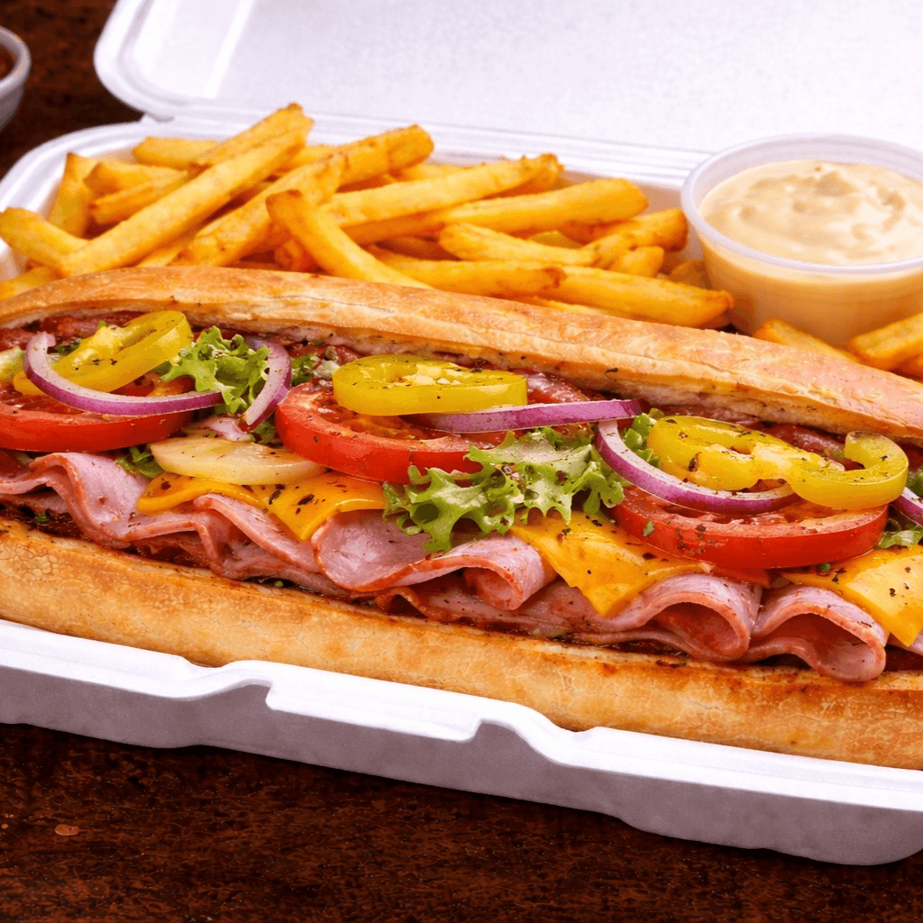 Ham & Cheese Sub.