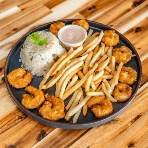 Camarones Empanizados.