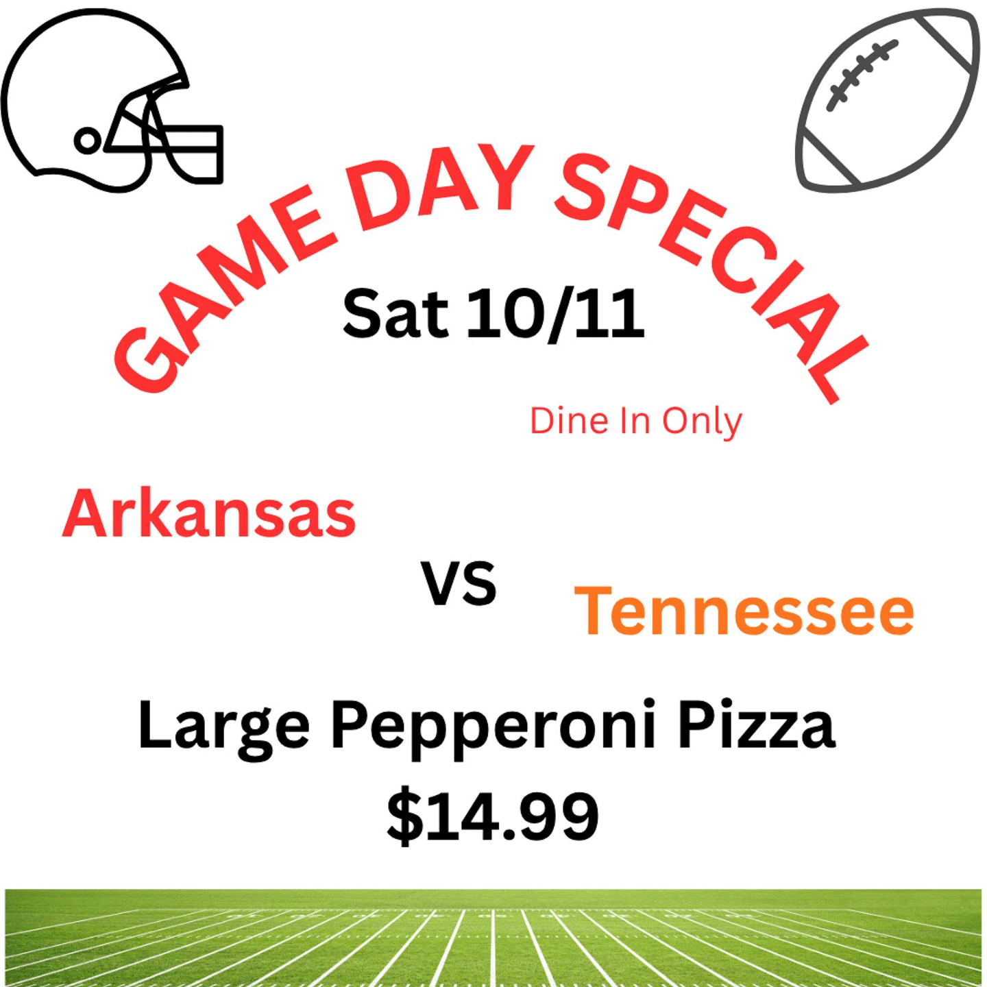 Large Pepperoni Pizza $14.99