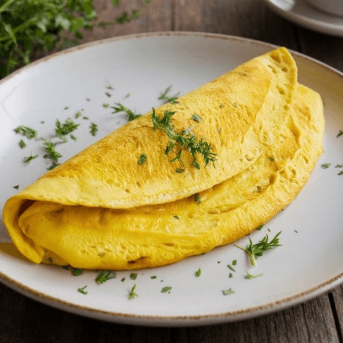 Fluffy Egg Omelette.
