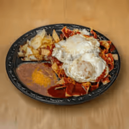 Chilaquiles Breakfast Plate.
