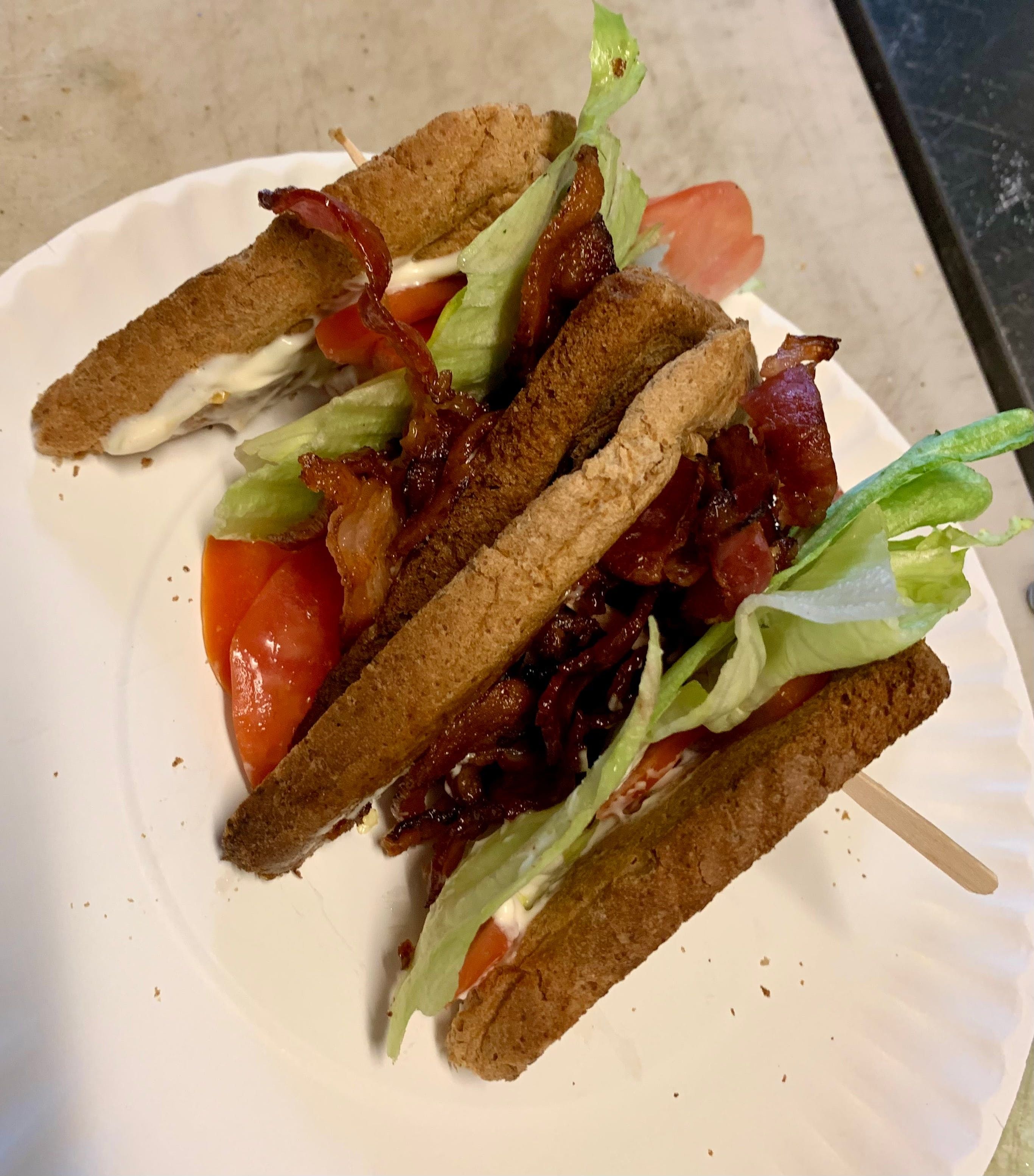 BLT Double Decker Sandwich.