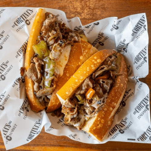 Philadelphia Cheesesteak Sandwich.