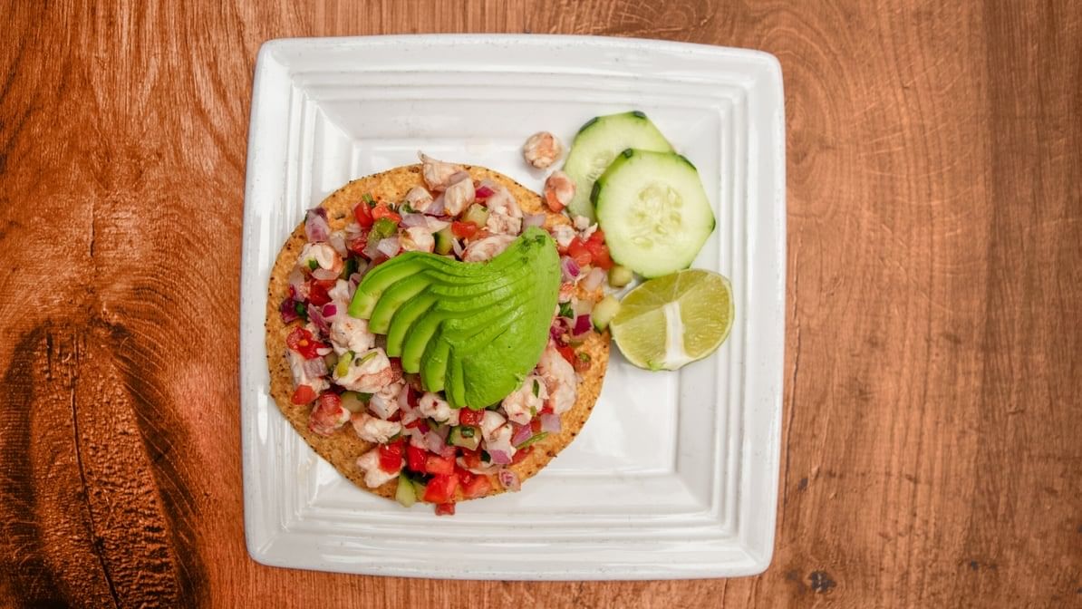 Tostada De Ceviche.