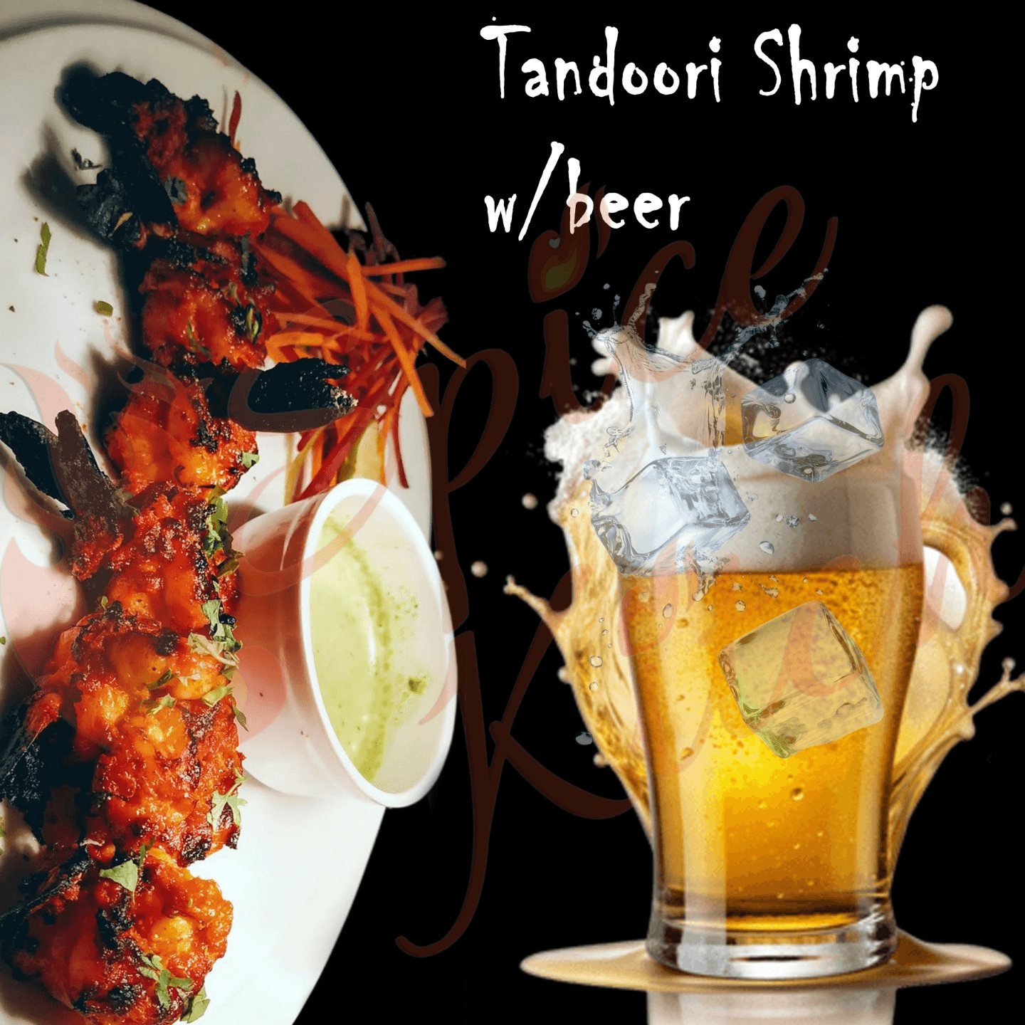 Tandoori shrimp