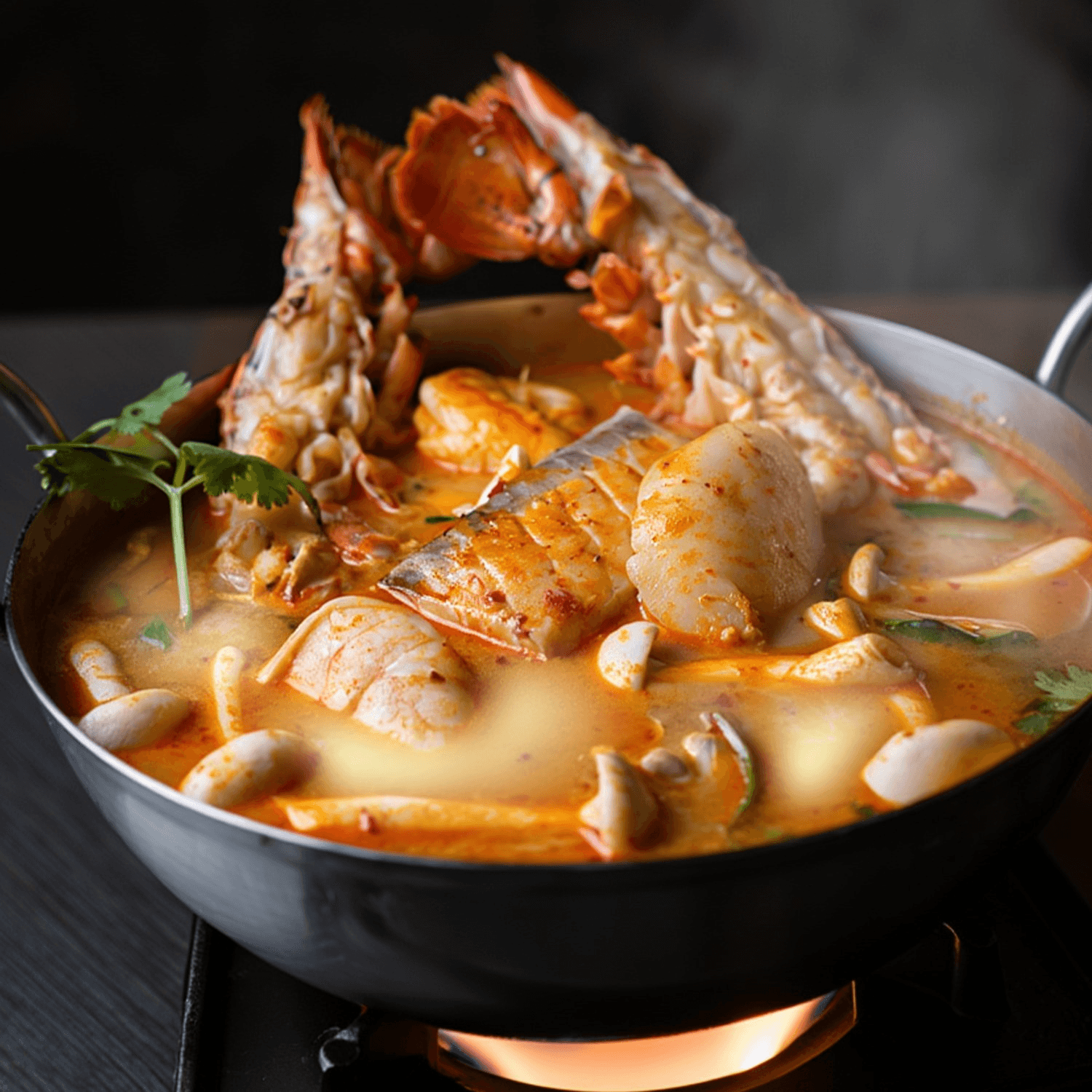 Seafood Super Soup.