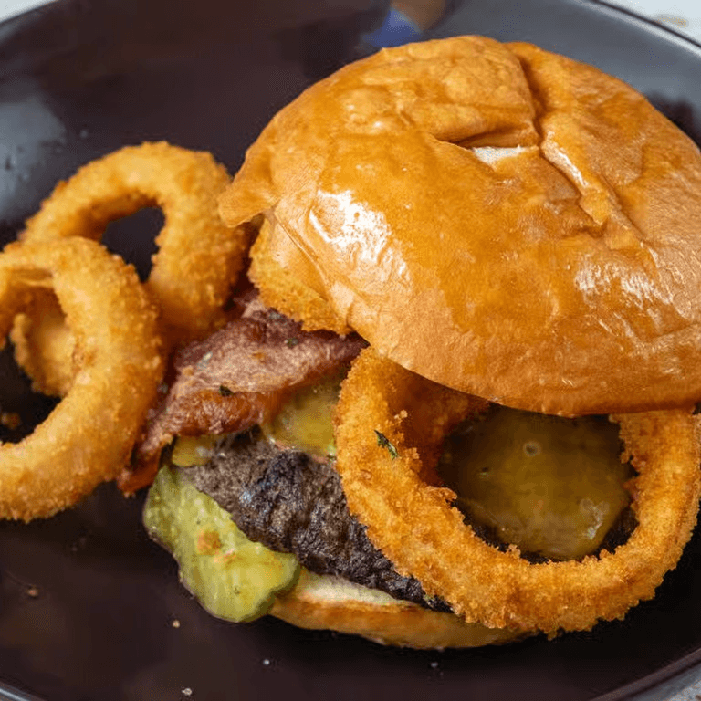 Peanut Butter Burger.