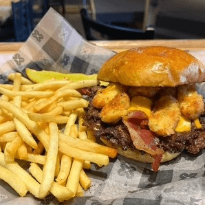 Burger Cheese Curd.