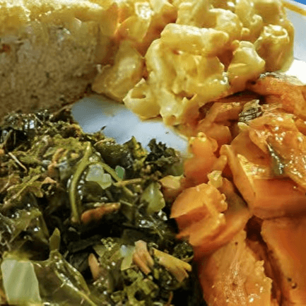 4 Vegetable Plate Meal.