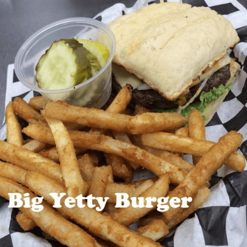 Big Yetty Burger.