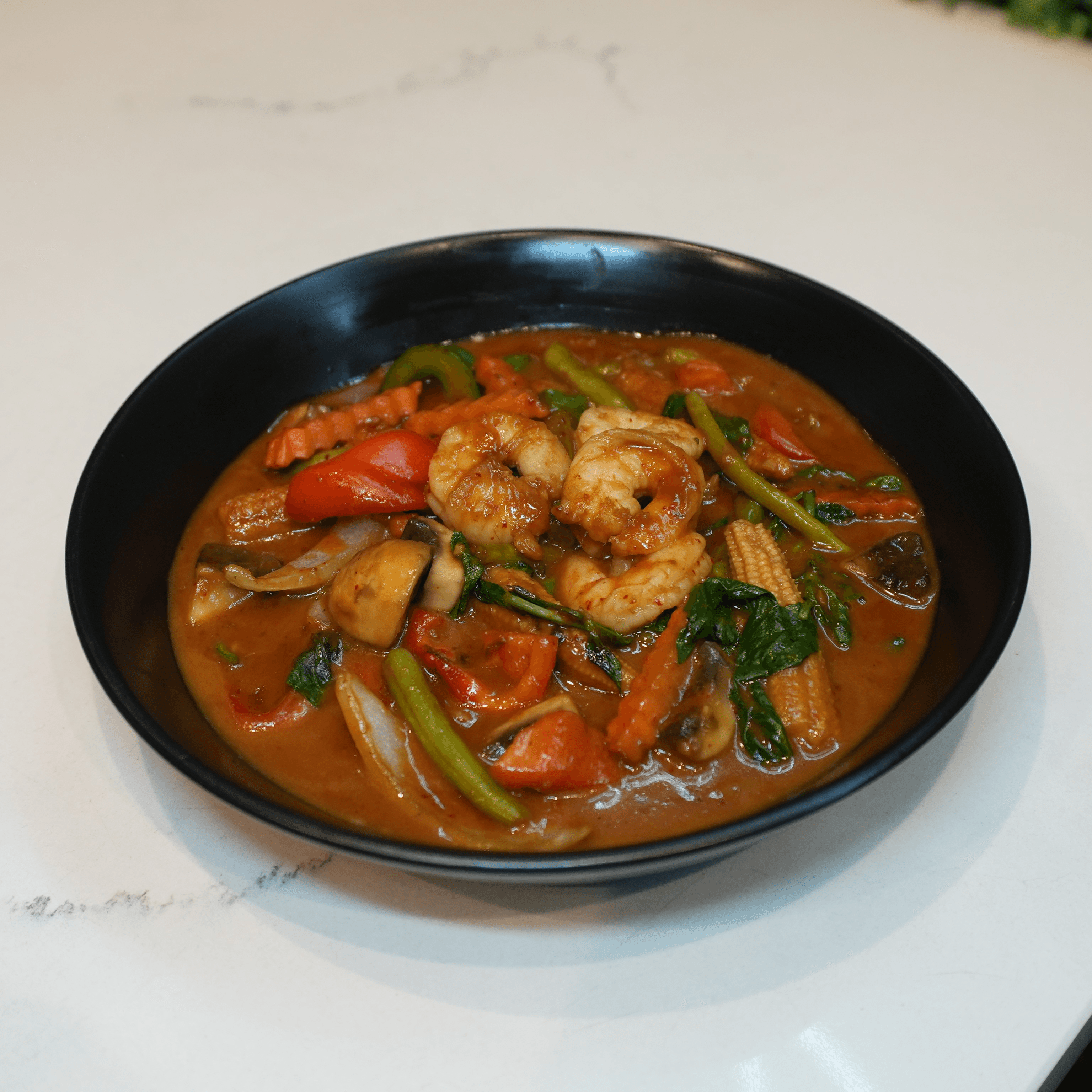 Shrimp Country Style Curry.