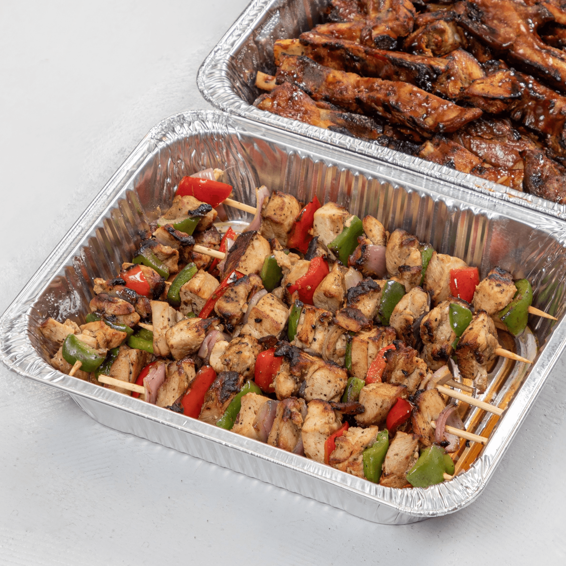 GRILLED CHICKEN PINCHOS.