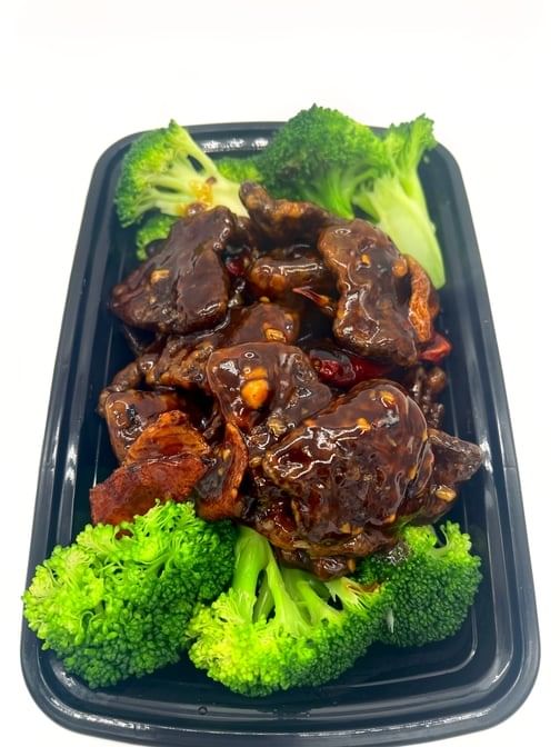 Orange tangerine beef.