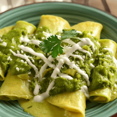 Enchiladas Poblanas.