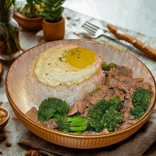 Pepper Beef with Broccoli.