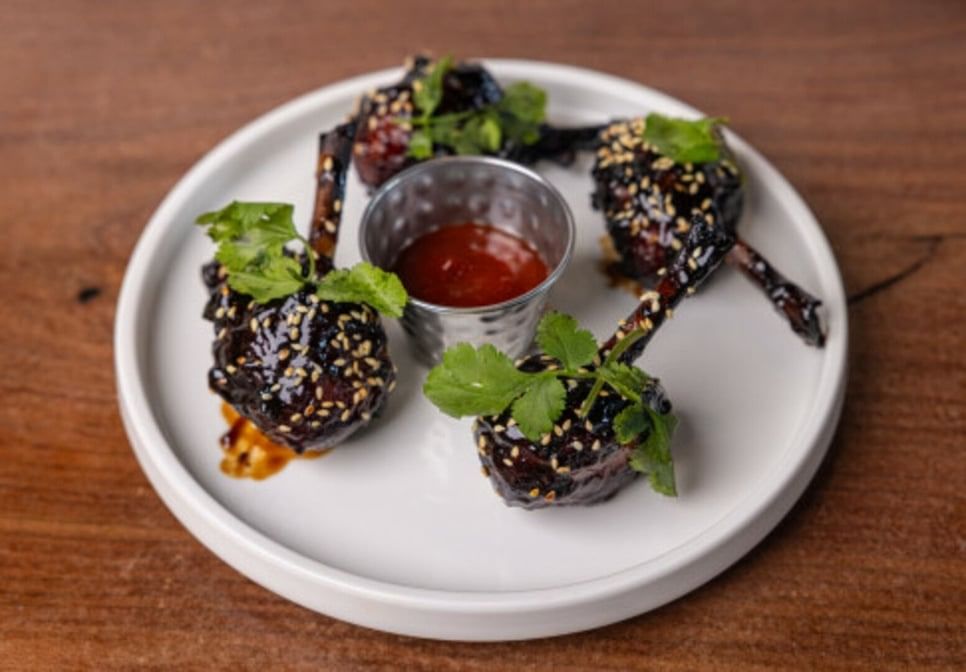 Hoisin-Sesame Chicken Wings.