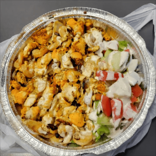 Chicken+Shrimp Over Rice.