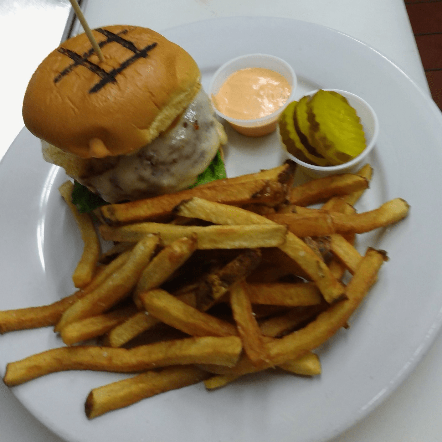 Classic Beef Burger.