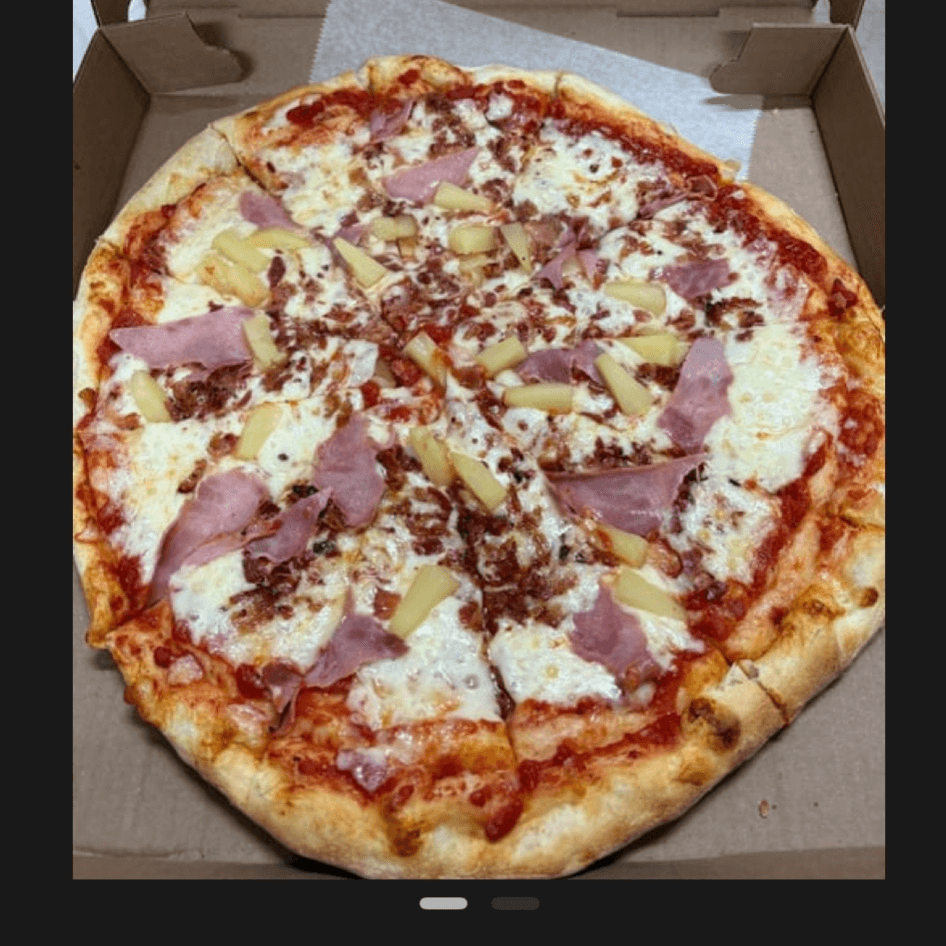 Hawaiian Pizza (Medium 14”).