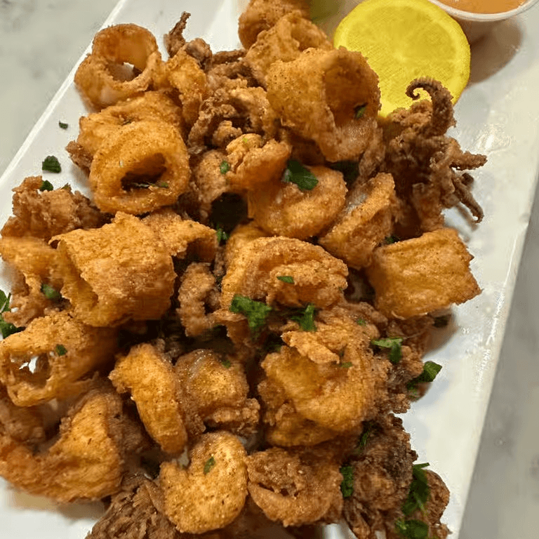 Fritto misto dinner.