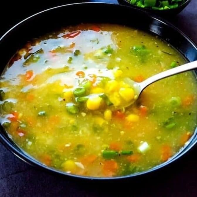 Sweet Corn Soup.