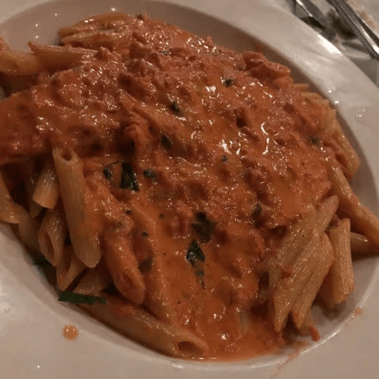 Alla Vodka with Prosciutto.