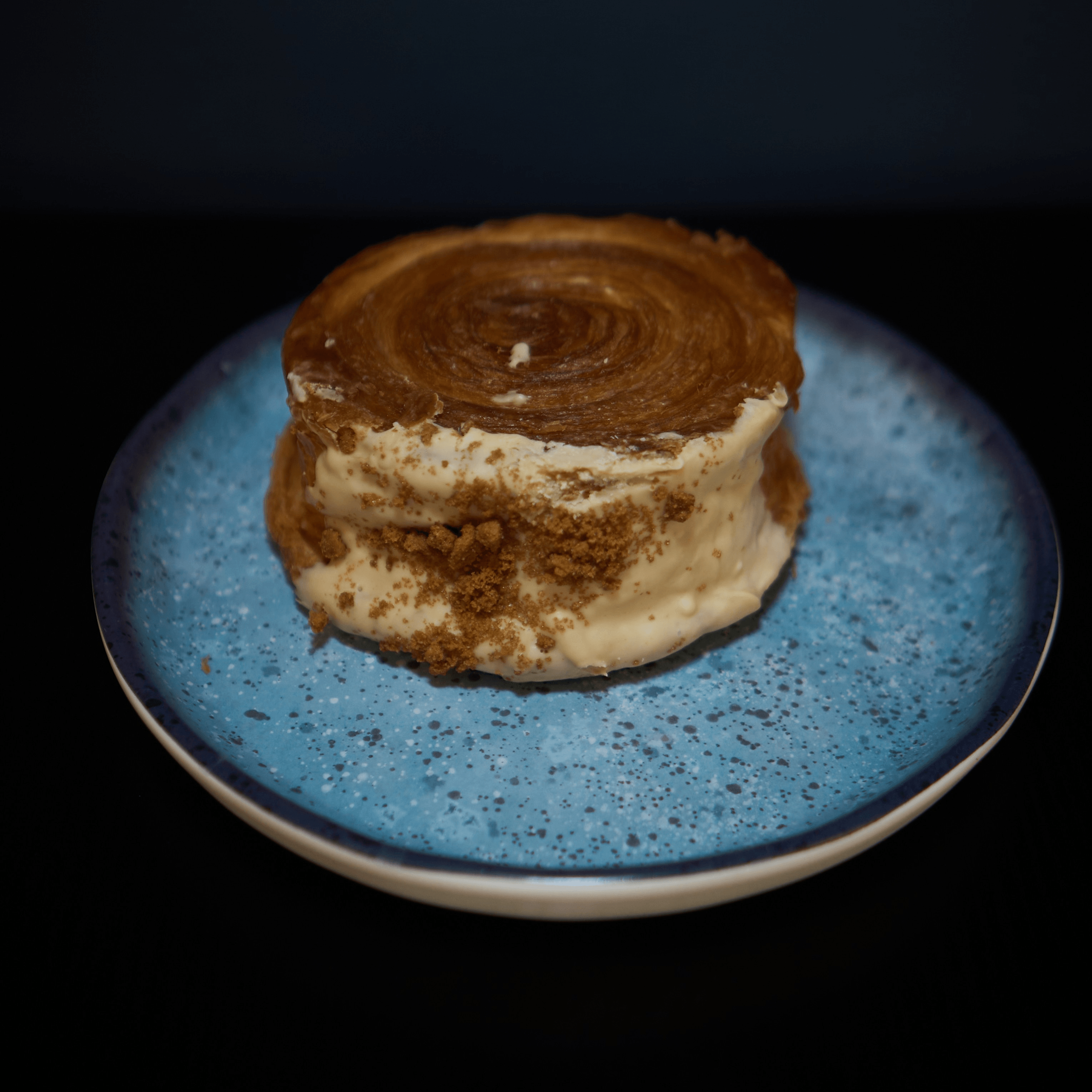 Biscoff Rolled Crossiant.