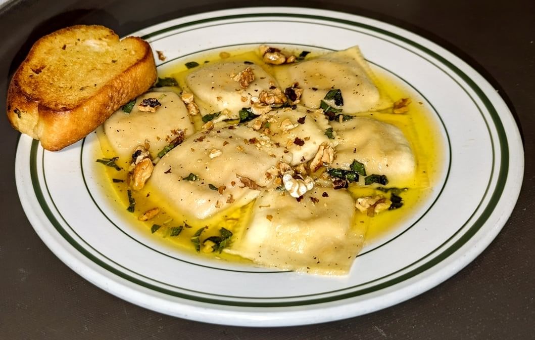 Butternut Squash Ravioli.