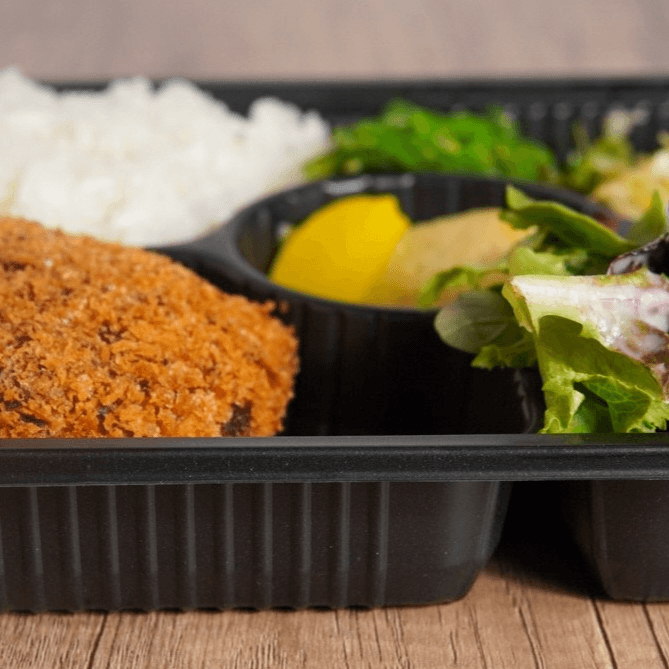 Beef Croquette Bento　牛コロッケ弁当.