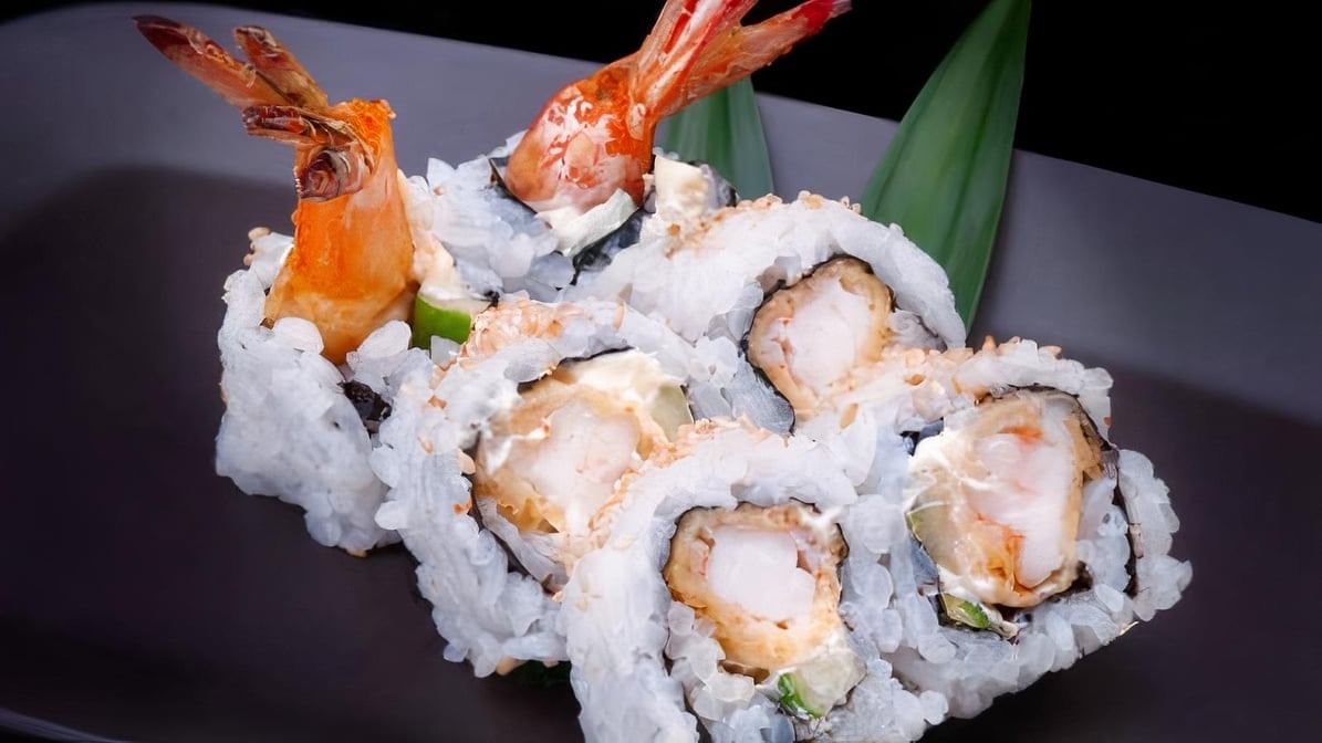 Shrimp tempura roll.