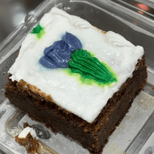 Jamaican Black Cake with Icing.