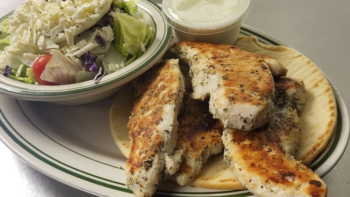 Chicken Gyro Platter.