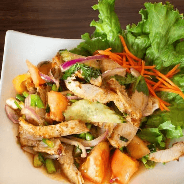 Y9. *Spicy Lemongrass Chicken Salad.