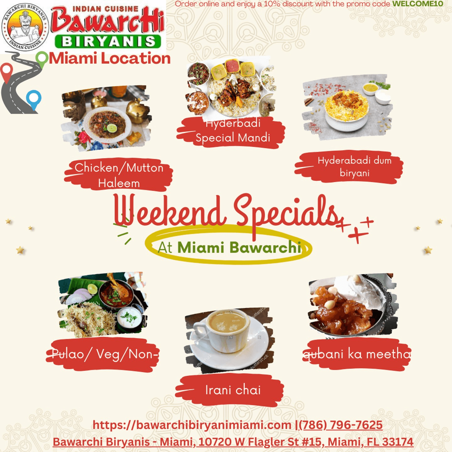 Weekend Specials at Bawarchi Biryani