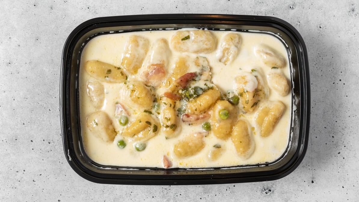 Gnocchi Carbonara.