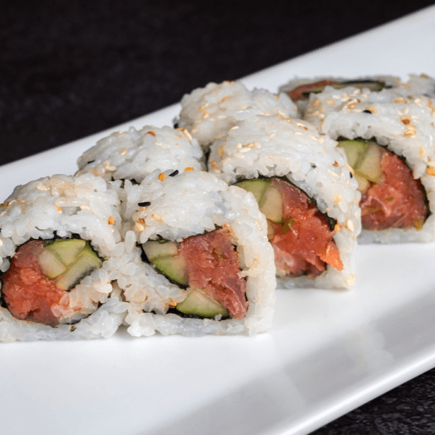 Spicy tuna roll.
