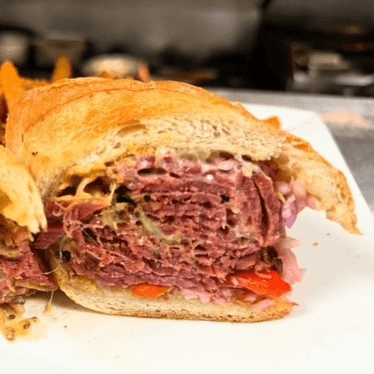 Smoked Pastrami Po'Boy.