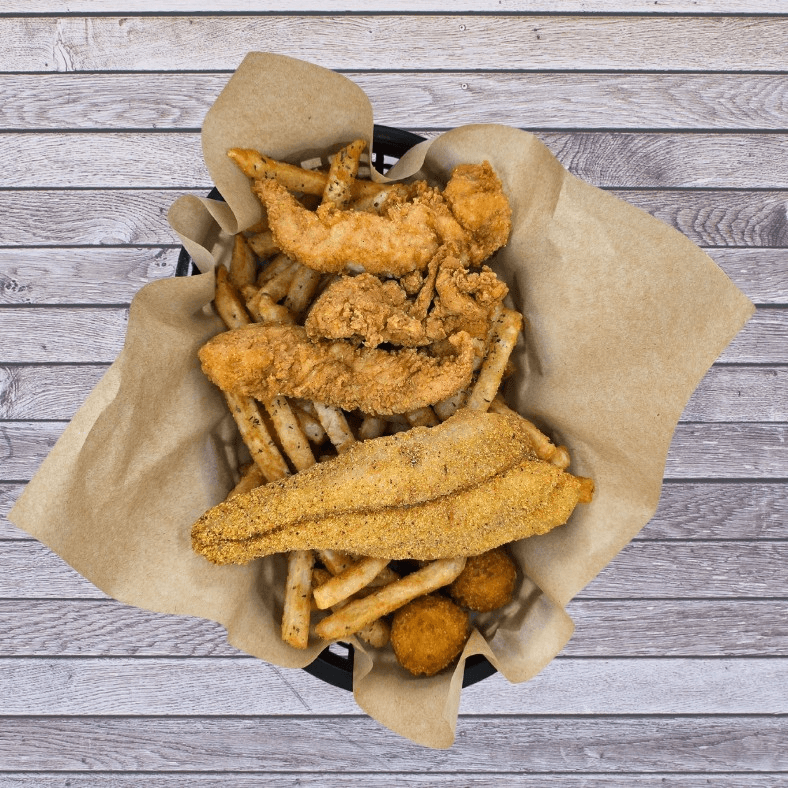 Catfish (1) & Tenders (3) Combo.