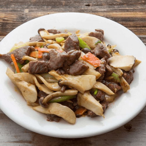 E02 Filet Mignon Cubes with Assorted Mushrooms 鮮菌牛柳