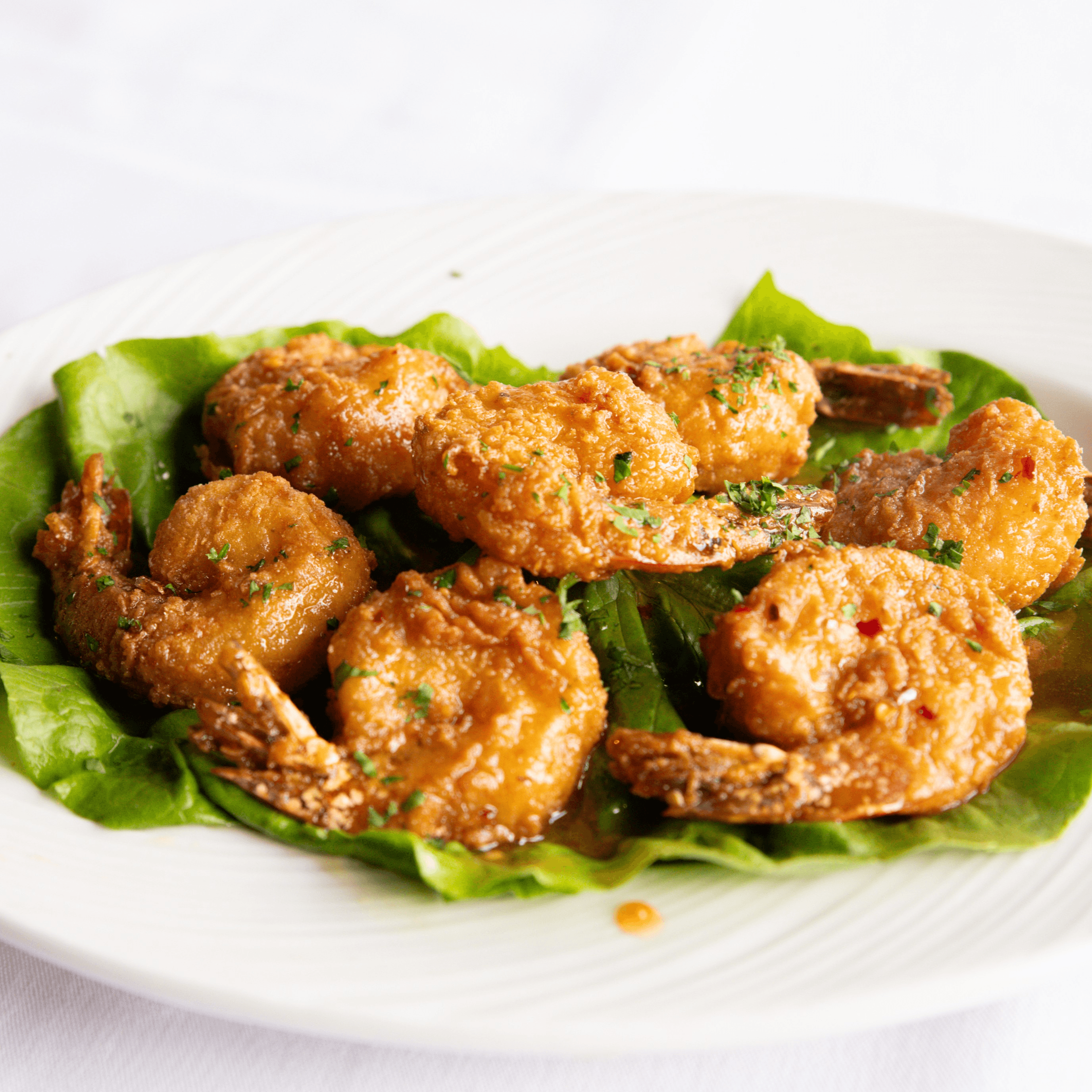 Hot Honey Shrimp.