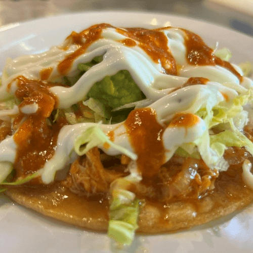 Two Tostadas De Tinga Combo.
