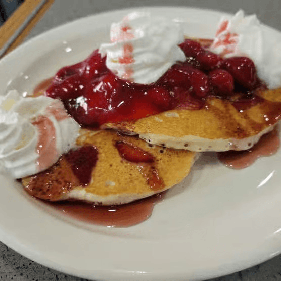 Strawberry Pancakes.