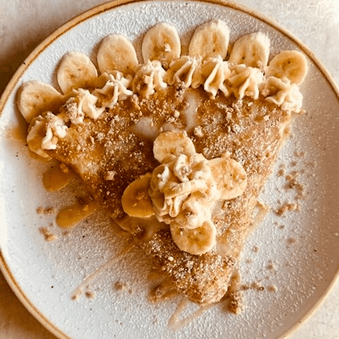 Banana Foster Crepe.