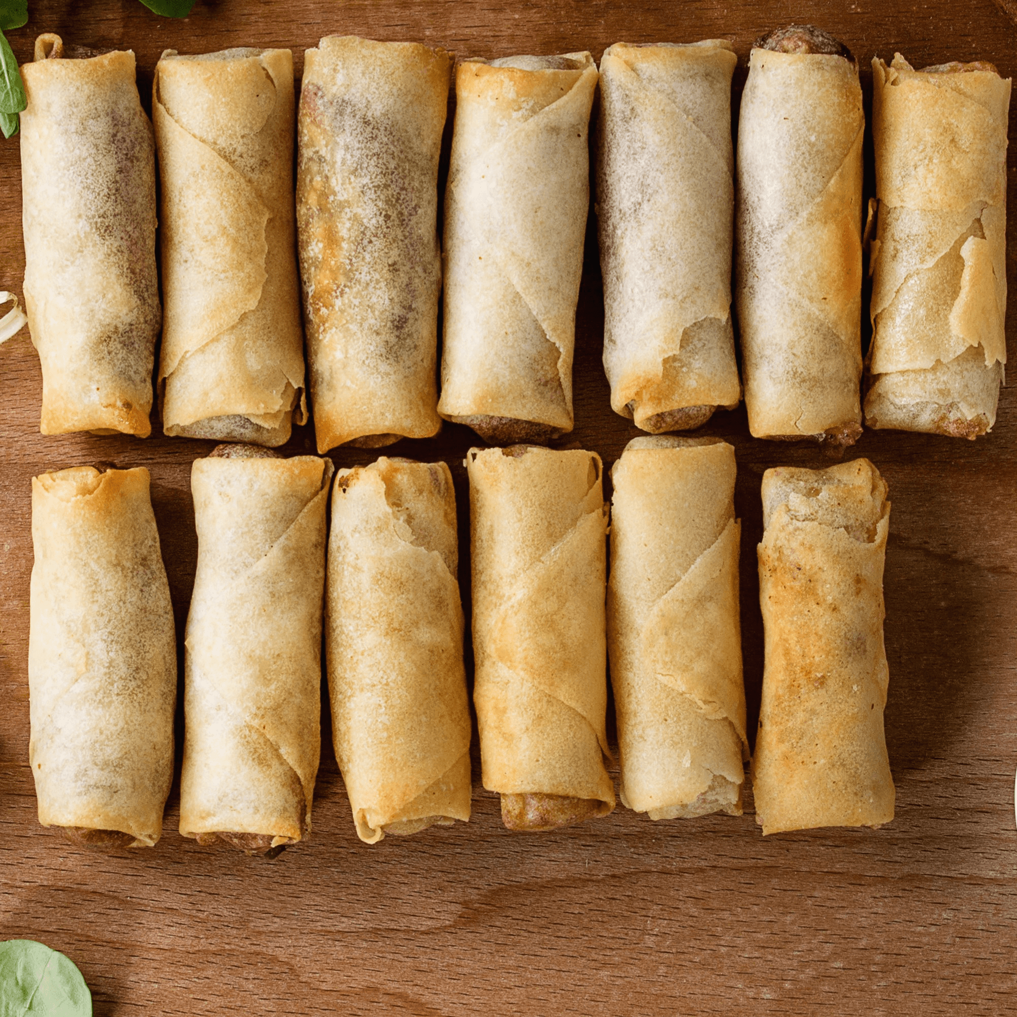 Buffalo Chicken Spring Rolls.