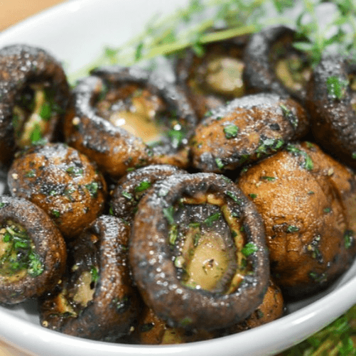 Rosemary Mushrooms.