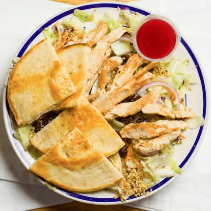 Chicken Craisin Walnut Salad.