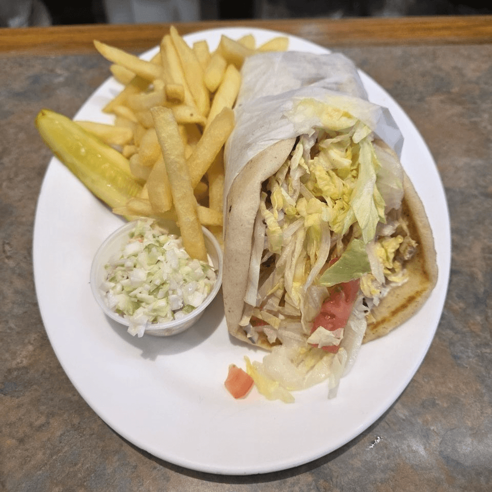 Greek Gyro Wrap.