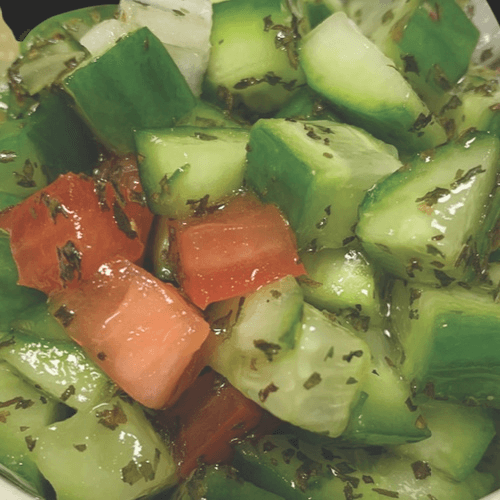 Large Shirazi Salad.