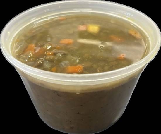 Mediterranean Style Lentil Soup.